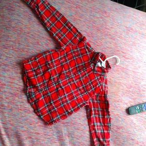 Carters Plaid ButtonUp Long Sleeve Shirt